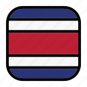 flags, costa rica, flag, country, world, national, nation, countries, flag variant