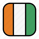 flags, ivory coast, flag, country, world, national, nation, countries, flag variant