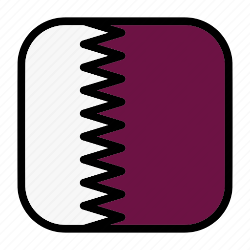 Flags, qatar, flag, country, world, national, nation icon - Download on Iconfinder