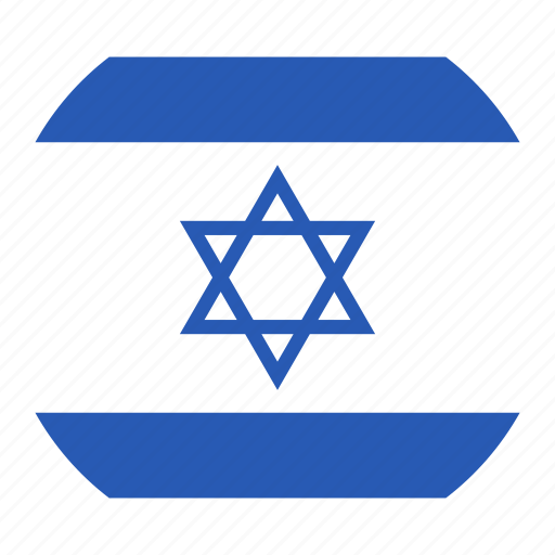 Circle, flag, israel, israeli, jewish, state icon - Download on Iconfinder