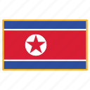 world, korea north, flag, country, nation, national, flags