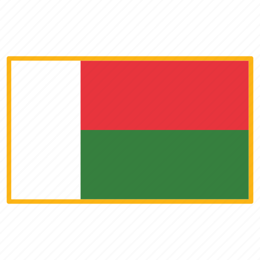 World, madagascar, flag, country, nation, national, flags icon - Download on Iconfinder