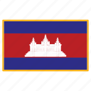 world, cambodia, flag, country, nation, national, flags