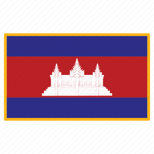 World, cambodia, flag, country, nation, national, flags icon - Download on Iconfinder