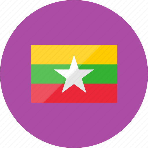 Flags, myanmar, country, flag, location, national, world icon - Download on Iconfinder