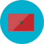 flags, morocco, country, flag, national, round, world 
