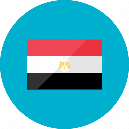 Egypt, flags, country, flag, national, world icon - Download on Iconfinder