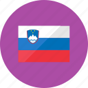 flags, slovenia, country, flag, national, world
