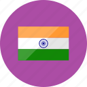 flags, india, country, flag, location, national, world