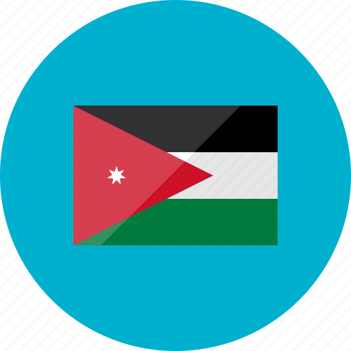 Flags, jordan, country, flag, location, national, world icon - Download on Iconfinder