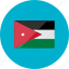 flags, jordan, country, flag, location, national, world 