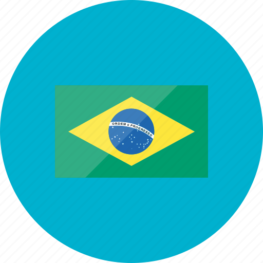 Brazil, flags, country, flag, location, national, world icon - Download on Iconfinder