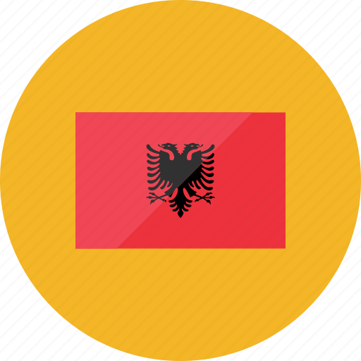 Albania, flags, country, flag, location, national, world icon - Download on Iconfinder