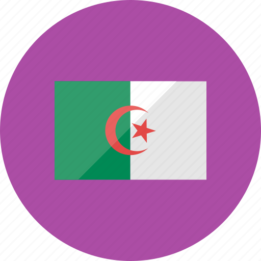 Algeria, flags, country, flag, location, national, world icon - Download on Iconfinder