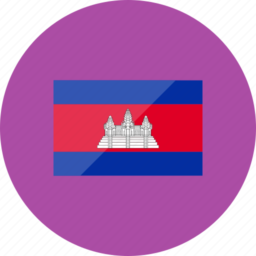 Cambodia, flags, country, flag, location, national, world icon - Download on Iconfinder