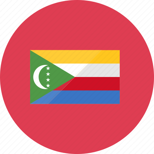 Comoros, flags, country, flag, location, national, world icon - Download on Iconfinder