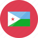 djibouti, flags, country, flag, location, national, world