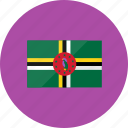 dominica, flags, country, flag, location, national, world
