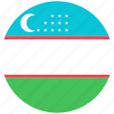 flag, country, world, national, nation, uzbekistan