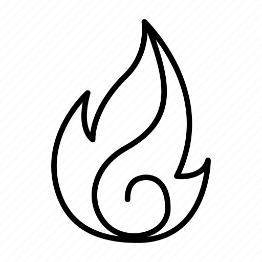 Flame, fire, campfire, fuel, bonfire icon - Download on Iconfinder