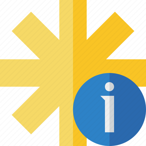Asterisk, information, password, pharmacy, star, yellow icon - Download on Iconfinder