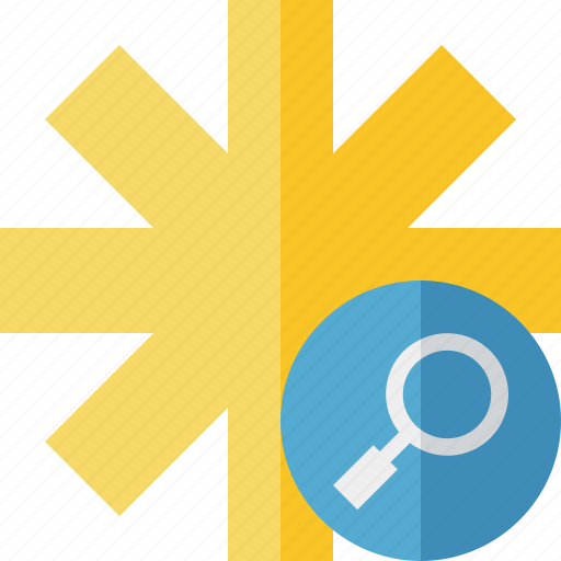 Asterisk, password, pharmacy, search, star, yellow icon - Download on Iconfinder