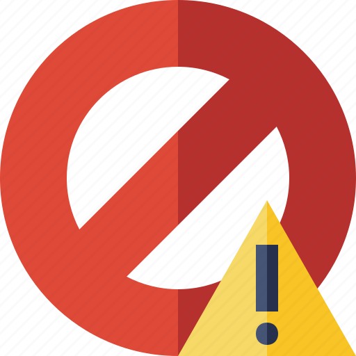 Block, cancel, lock, stop, warning icon - Download on Iconfinder