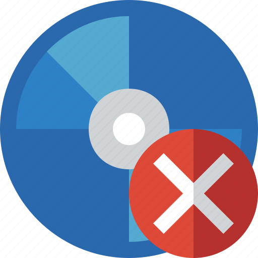 Bluray, cancel, compact, digital, disc, disk, dvd icon - Download on Iconfinder