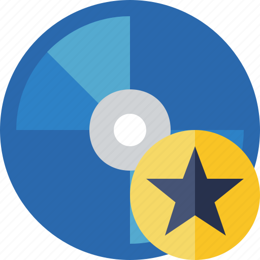 Bluray, compact, digital, disc, disk, dvd, star icon - Download on Iconfinder