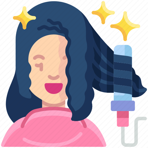 Hair, curler, cutting, curling icon - Download on Iconfinder