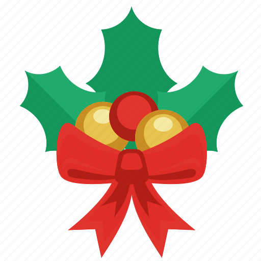 Balls, bow tie, celebration, christmas, christmas balls, decoration, green leaf icon - Download on Iconfinder