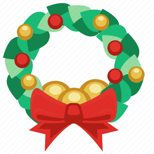 Balls, bow tie, celebration, christmas, christmas garland, decoration, garland icon - Download on Iconfinder