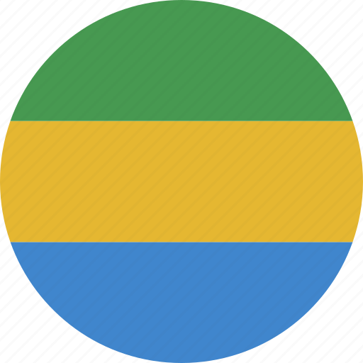 Republic, circle, gabon, gabonese icon - Download on Iconfinder