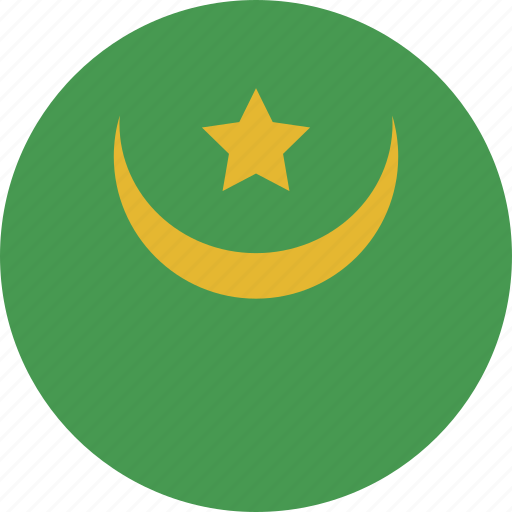 Mauritania, circle icon - Download on Iconfinder
