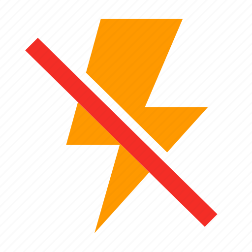 Camera flash, no camera flash, no flash, not allowed, prohibited icon - Download on Iconfinder