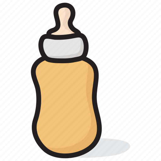 Baby bottle, baby feeder, baby food, feeding bottle, nipple icon - Download on Iconfinder