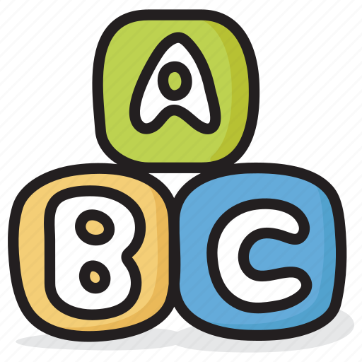 Abc block, alphabet blocks, education, english, kindergarten icon - Download on Iconfinder