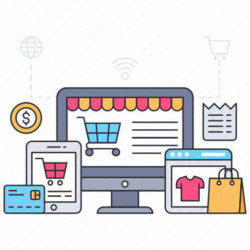 Online shopping, eshopping, ecommerce, online shop, eshop icon - Download on Iconfinder