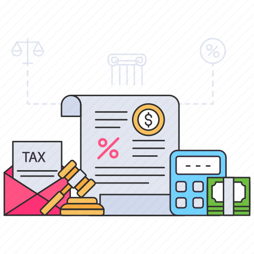 Tax law, financial law, excise law, income law, law and order icon - Download on Iconfinder
