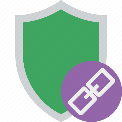 Link, protection, safety, secure, security, shield icon - Download on Iconfinder