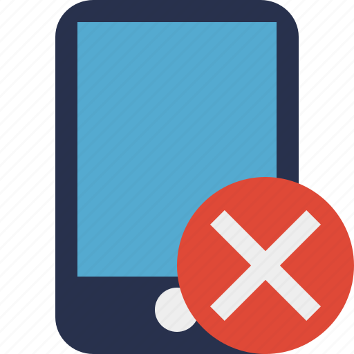 Cancel, device, iphone, mobile, phone, smartphone icon - Download on Iconfinder