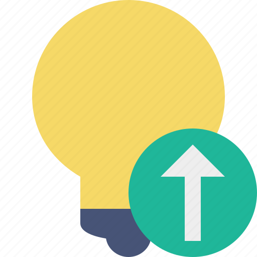 Bulb, idea, light, tip, upload icon - Download on Iconfinder