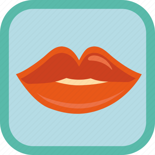 Smile, lips, woman, kiss, gamification, badge icon - Download on Iconfinder