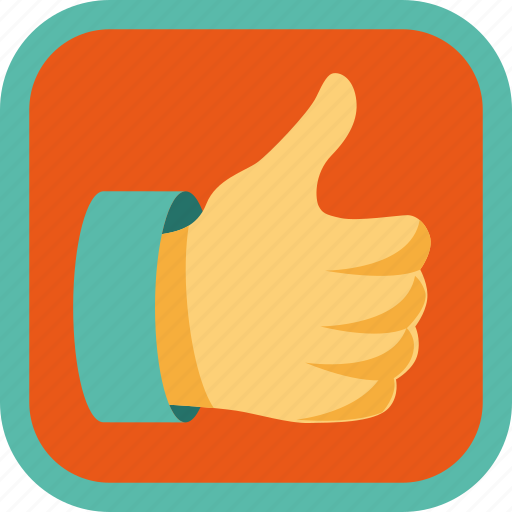 Thumb up, appreciate, like, hand, gamification, badge icon - Download on Iconfinder