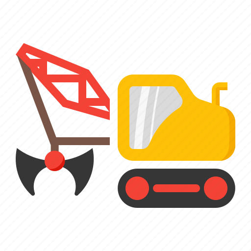 Civil, crane, dragline, excavator, mining icon - Download on Iconfinder