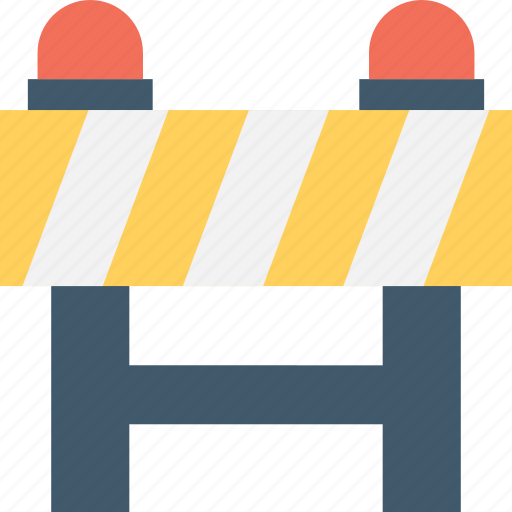 Barrier, construction barrier, road barrier, street barrier, traffic barrier icon - Download on Iconfinder