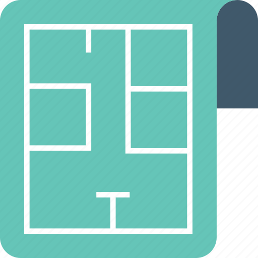 Architecture, blueprint, construction map, house construction, house plan icon - Download on Iconfinder