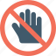 danger sign, hand sign, stop sign, traffic sign, warning symbol 