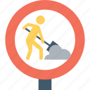 beware, construction sign, road sign, under construction, warning