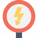 danger, electricity risk, high voltage, voltage warning, warning sign